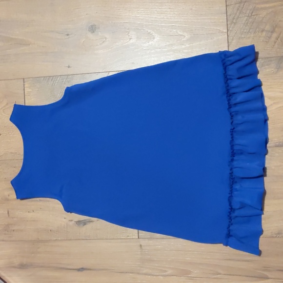 NEW! Lands End Girls Swim Coverup Dress in Royal Indigo with UPF, size M (5/6) - Picture 5 of 7